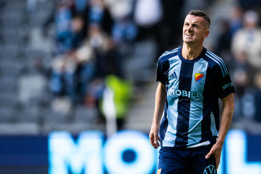 Djurgårdens Haris Radetinac har ont