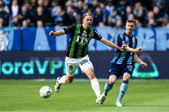 GAIS Gustav Lundgren och Djurgårdens Samuel Leach Holm