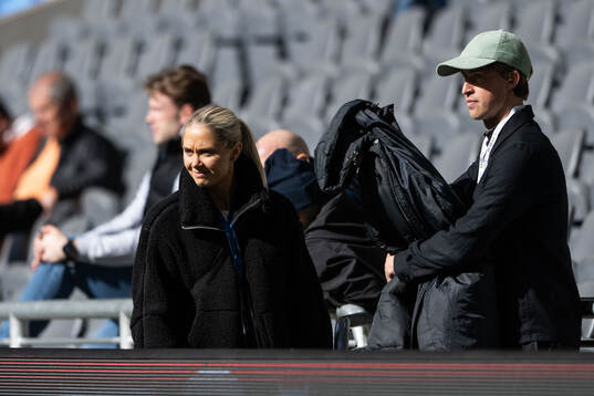 Hammarbys Alice Carlsson och teknisk chef Adrian von Heijne
