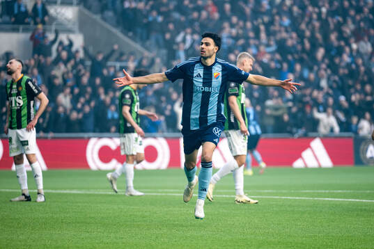 Djurgårdens Deniz Hummet jublar