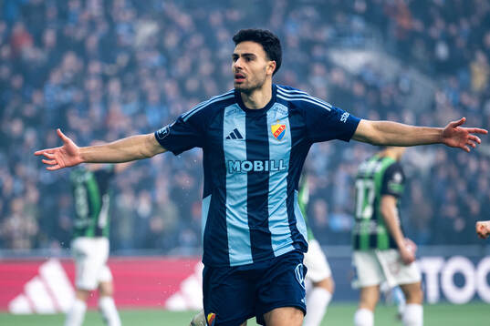 Djurgårdens Deniz Hummet jublar