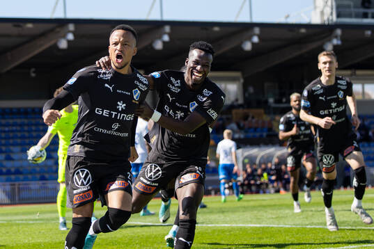 Halmstads Marcus Olsson jublar