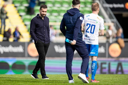 Värnamos tränare Anes Mravac deppar