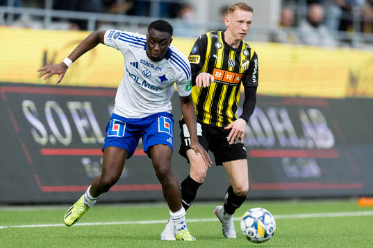 IFK Norrköpings Yahya Kalley och Häckens Julius Lindberg