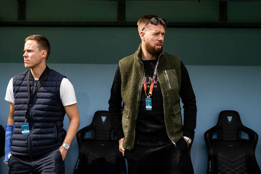 Malmö FFs Niklas Moisander och Pontus Jansson