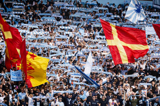 under fotbollsmatchen i Allsvenskan mellan Malmö FF och AIK
