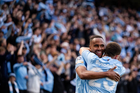 Malmö FFs Isaac Kiese Thelin jublar