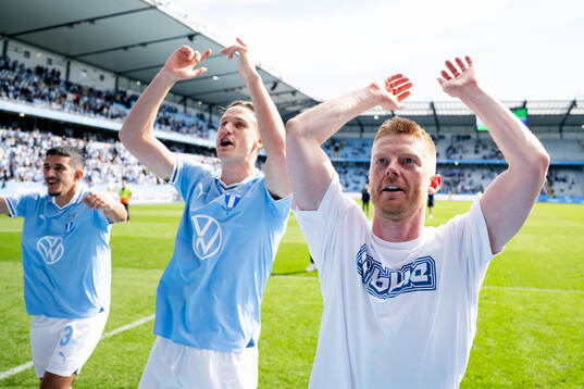 Malmö FFs Anders Christiansen jublar