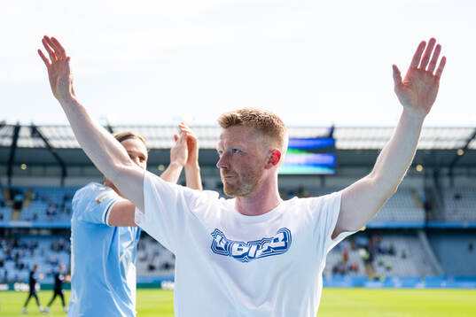 Malmö FFs Anders Christiansen jublar