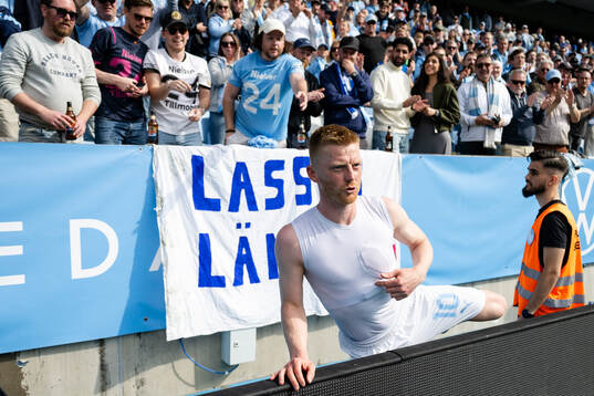 Malmö FFs Anders Christiansen jublar