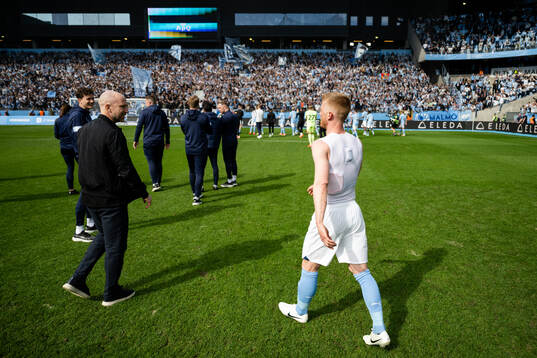 Malmö FFs Anders Christiansen jublar