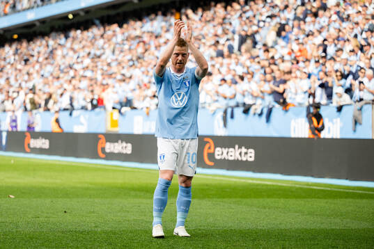 Malmö FFs Anders Christiansen jublar