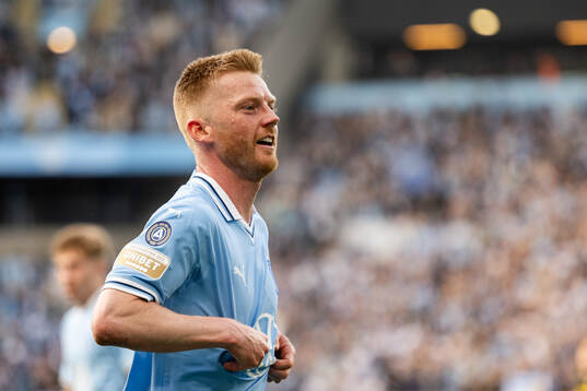 Malmö FFs Anders Christiansen jublar