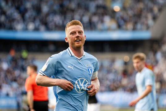 Malmö FFs Anders Christiansen jublar