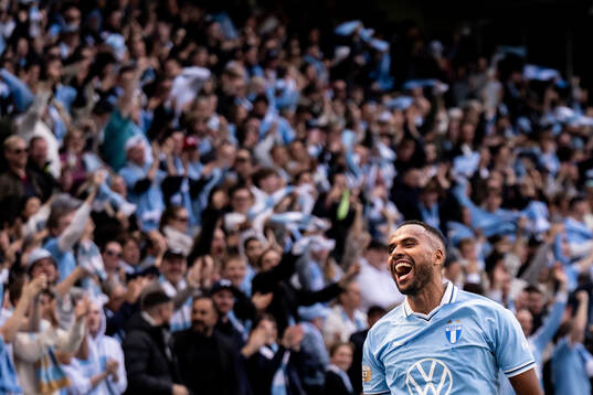 Malmö FFs Isaac Kiese Thelin jublar