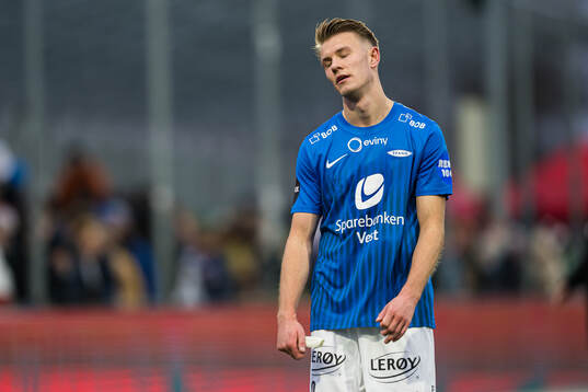 Emil Kornvig of Brann looks dejected