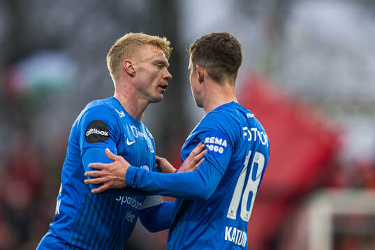 Sivert Heltne Nilsen and Sander Kartum of Brann