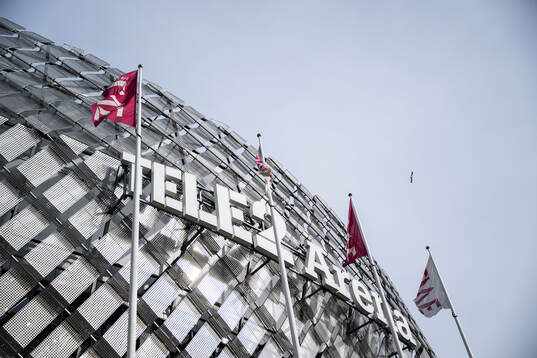Exteriör av Tele2 Arena