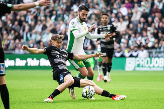 Västerås Patric Åslund och Hammarbys Nahir Besara