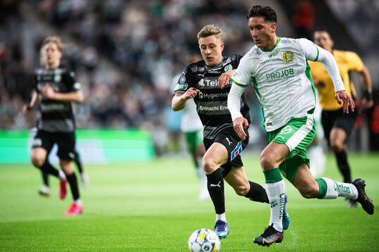 Västerås Simon Gefvert och Hammarbys Deniz Gul