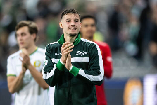 Hammarbys Viktor Dukanovic jublar