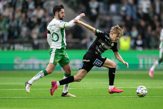 Hammarbys Nahir Besara och Västerås Marcus Linday