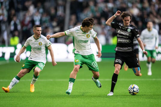 Hammarbys Hampus Skoglund och Västerås Max Larsson