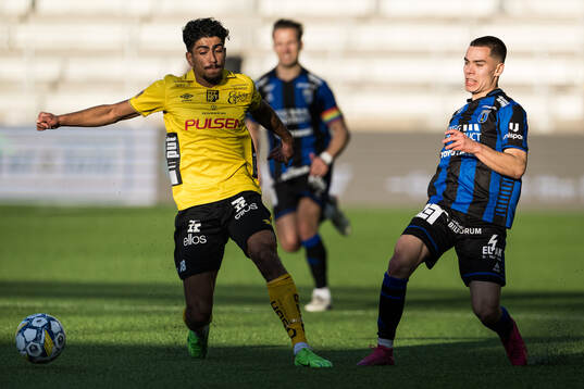 Elfsborgs Ahmed Qasem och Sirius Leo Walta