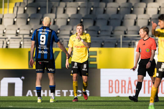 Elfsborgs Sebastian Holmen och Sirius Yousef Salech