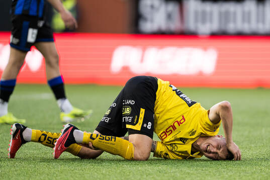 Elfsborgs Sebastian Holmen har ont