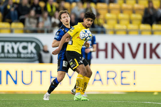 Sirius Daniel Stensson och Elfsborgs Ahmed Qasem