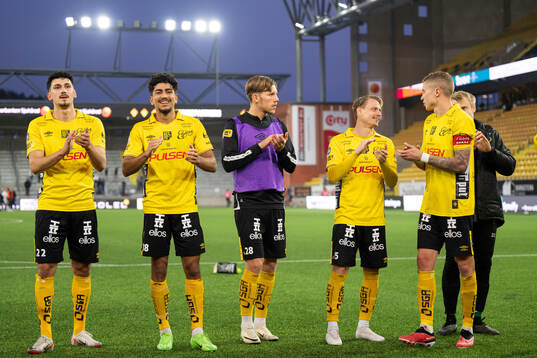 Elfsborgs spelare jublar