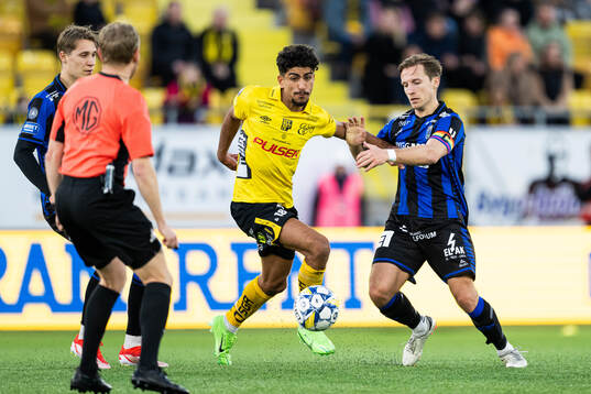 Elfsborgs Ahmed Qasem och Sirius Daniel Stensson