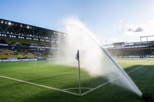 Vattning av planen