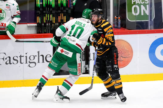 Rögles Rodrigo Abols och Skellefteås Rickard Hugg