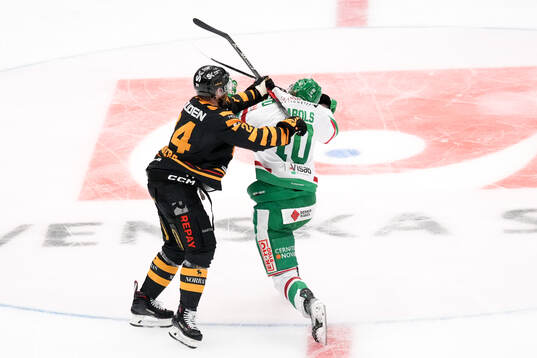Skellefteås Oscar Lindberg och Rögles Rodrigo Abols