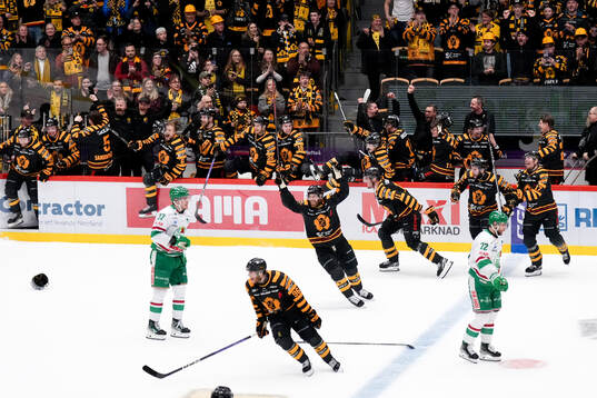 Skellefteås spelare jublar