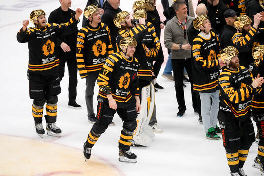 Skellefteås Pär Lindholm jublar