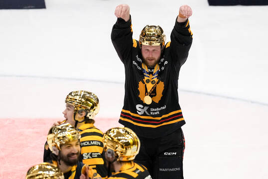 Skellefteås Oskar Nilsson jublar