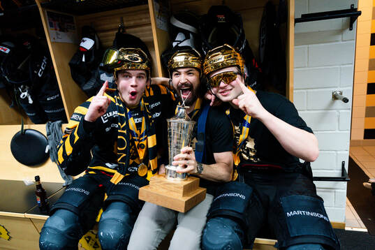 Skellefteås Axel Sandin Pellikka , Dylan Sikura och Zeb