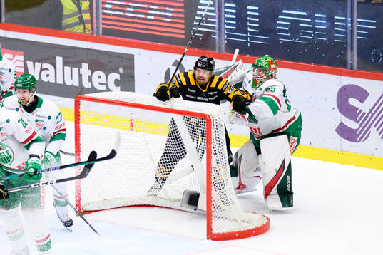 Skellefteås Andreas Johnson och Rögles målvakt