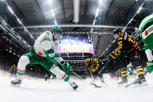 Rögles Lian Bichsel och Skellefteås Pär Lindholm