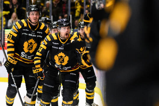 Skellefteås Andreas Johnson jublar