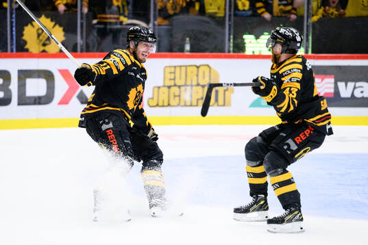 Skellefteås Max Lindholm jublar