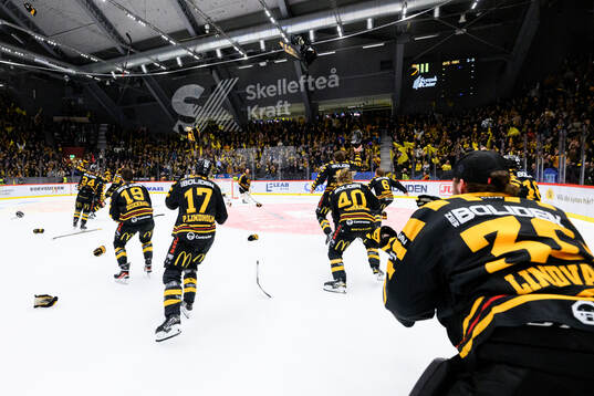 Skellefteås spelare jublar