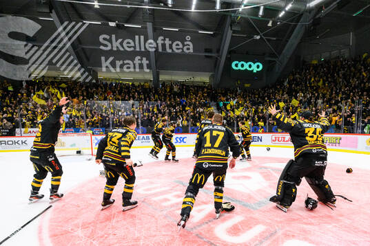 Skellefteås spelare jublar