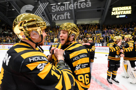Skellefteås Rickard Hugg jublar