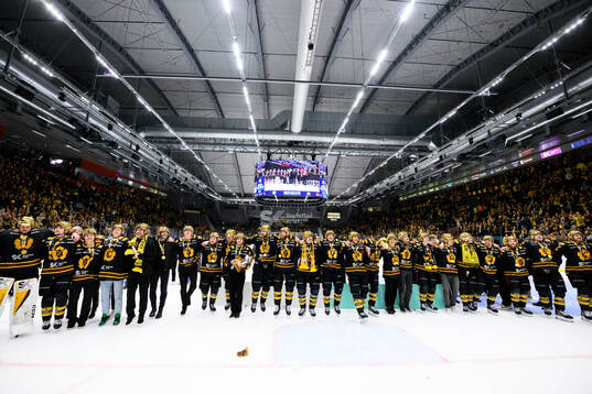 Skellefteås spelare jublar