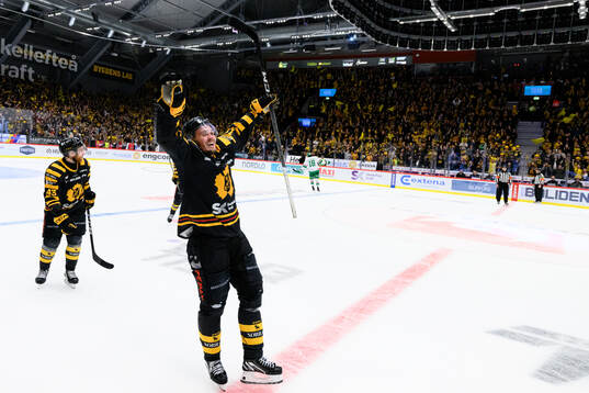 Skellefteås Max Lindholm jublar