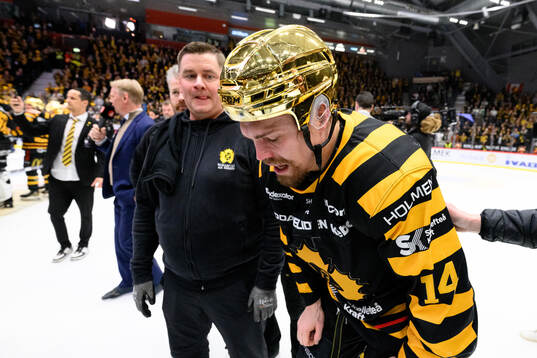 Skellefteås Andreas Johnson jublar